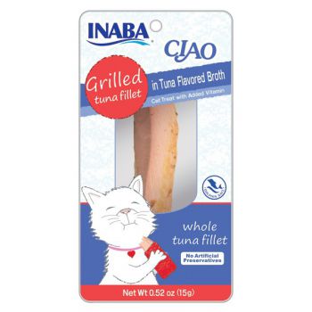  Inaba CIAO Grilled Tuna Fillet in Flavored Broth, 15g 