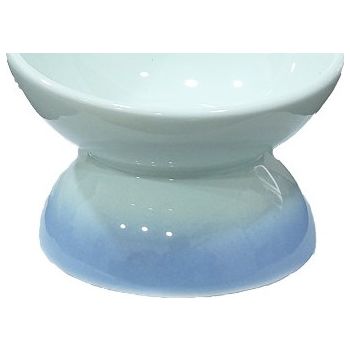  Ceramic whiskers Cat Bowl - 10.5 x 10cm - Blue 