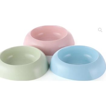  Pets Club Egg Shape Single Bowl-64 ml - 20*17*4.5 Cm - Pink 