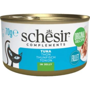  Schesir Complements Cat Wet Food in Jelly Can- Tuna 70g 