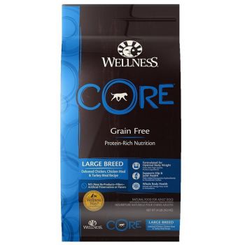  Wellness CORE Large Breed Grain Free Formula Dry Dog Food, 10.9Kg - Buy 1 Get 1 Free 