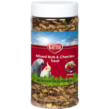  Kaytee Mixed Nuts & Cherries Treat for All Pet Birds 