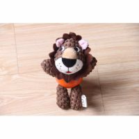 Pawsitiv Dog Toys Lion with Rubber Ball SMALL (60)