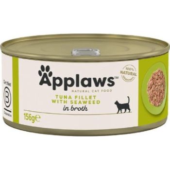  Applaws Cat Wet Food Tuna with Seaweed 156g Tin 