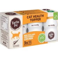 Earthz Pet New Zealand Free Range Chicken Health Topper for Cats