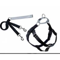 Freedom No-Pull Harness and Leash - Black / XS 5/8"