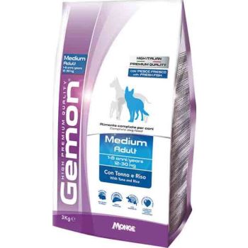  Gemon All Breeds Adult Dog Kibbles with Tuna and Rice 15kg 