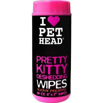  Pet Head TPHC4 Pretty Kitty Wipes 50pk Pineapple De Shed Wipes 