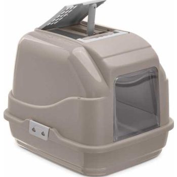  IMAC Easy Cat - Hooded Cat Toilets[Color - Grey, Dimension - 50 x 40 x 40cm] 