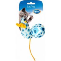 Duvo Assortment Mouse And Ball Leopard Mixed Colors 10 X 4 X 4cm - Cat Toys