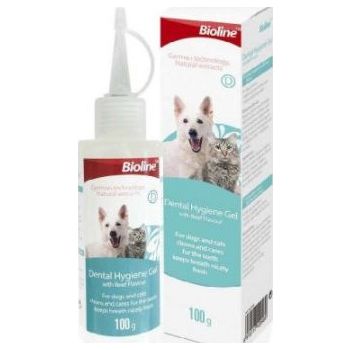  Bioline Dental Hygiene Gel For Cats & Dogs-100 g 