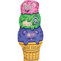 PETMATE FAT CAT KITTY KICKZ MICE CREAM CONE