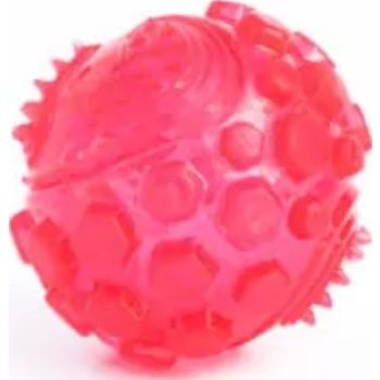  ZippyTuff Squeaker Ball - Large 3inches  Pink 