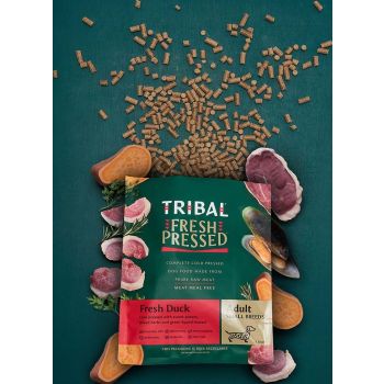  Tribal Fresh Pressed Complete Fresh Duck Adult Small Breed Dry Dog Food 1.5kg 