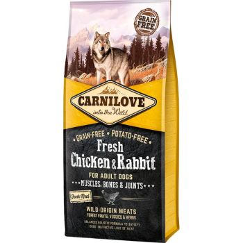  Carnilove Fresh Chicken & Rabbit for Adult Dogs 12kg 