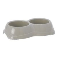 Moderna Double Smarty Bowl Grey 2x350ml