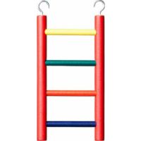 Prevue 4-Rung Multi-Color Wood Ladder for Bird