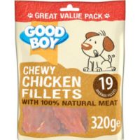 GOODBOY CHEWY CHICKEN FILLETS 320G VALUE PACK