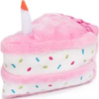 Zippypaws Dog Toys Birthday Cake - Pink