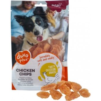  Duvo Dog Snack 80g[Flavor - Chicken, Options - Chips 