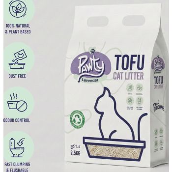  Pawty Tofu - Cat litter 6L lavender 
