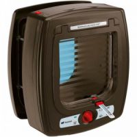FERPLAST SWING MICROCHIP CAT FLAP BROWN