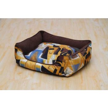  Catry Dog/Cat Printed Cushion Beds-95 60x50x16 cm 