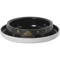 Moderna Non Slip Trendy Dinner Bowl 210ml (H130)[Color - Black]