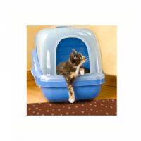 Dry Mate Brown Stripe / Tan Paw Cat Litter Mat 28 x 36 in