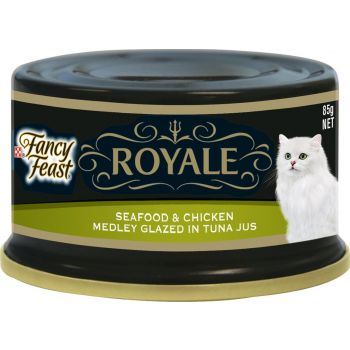  Purina Fancy Feast Royale Seafood & Chicken Medley Cat Wet Food 85 Gm 