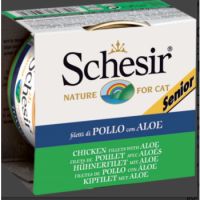 Schesir  Cat Wet Food Can Jelly Senior Chicken  Fillet/Aloe 85GM (C189)