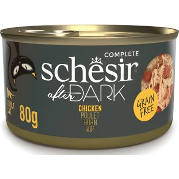  Schesir After Dark Wholefood Canned Adult Cat with Chicken 80gr 