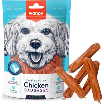  Wanpy Dog Treats Chicken Sausages 100g 