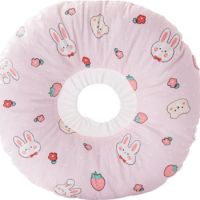 Cozy Paws Soft Pet Recovery Collar-Rabbit Print Large