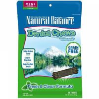 Natural Balance Fresh & Clean Formula Mini Breed Dental Chew