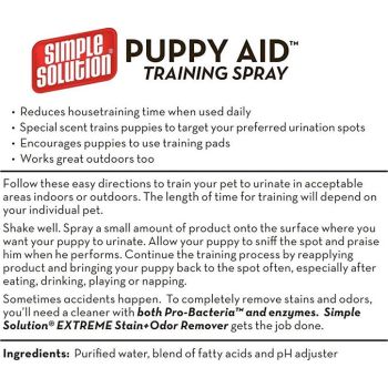  Simple Solution Puppy Training Aid 500ml NEW 