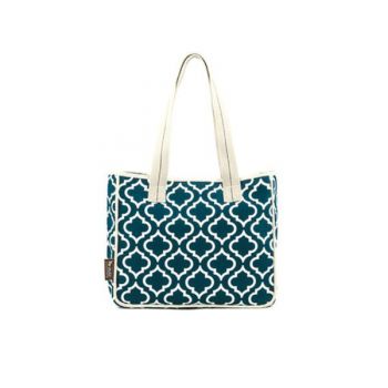  Moroccan Tote Bags Navy 
