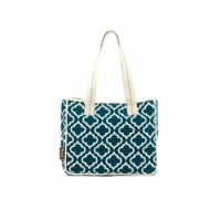 Moroccan Tote Bags Navy