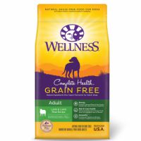 Wellness Complete Health Grain Free Lamb & Lamb Meal Adult Dog Food, 10.9Kg