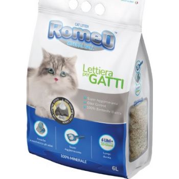  Romeo Bentonite Cat Litter CARBONE	6 L 