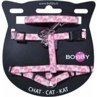 CONFETTI CAT HARNESS & LEAD - PINK / XS