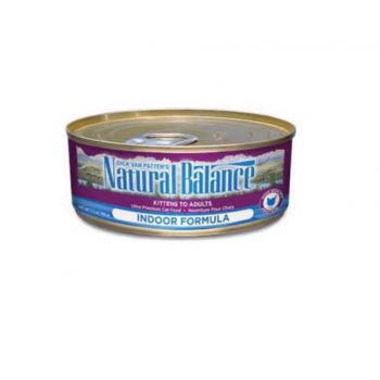  Natural Balance Indoor Canned Cat Food 5.5oz 