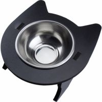 Okutan Single Cat Bowl Black