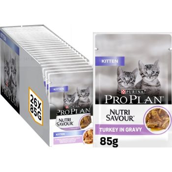  Pro Plan Nutri Savour Junior Cat -Turkey in Gravy (85g) 