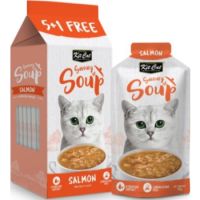 Kit Cat Savoury Soup Salmon 300g ( 6 X 50g )