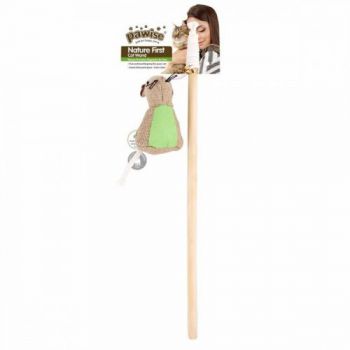  PAWISE NATURE FIRST CAT WAND  -MOUSE :28245 
