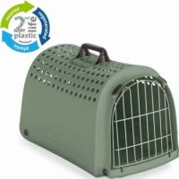Imac Linus Second Life Plastic Carrier Sage Green 52.5x32x34.5cm