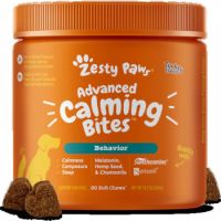 Zesty Paws Advanced Calming Bites with Melatonin Turkey 90ct