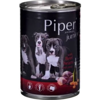  Piper Junior Dog Food Beef Hearts And Carrot 400g 