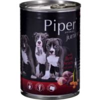 Piper Junior Dog Food Beef Hearts And Carrot 400g